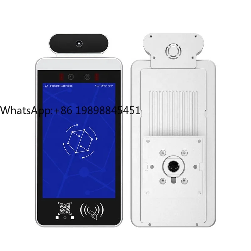 Riconoscimento facciale con rilevatore di temperatura Scanner di misurazione Controllo accessi Telecamera di rilevamento termico facciale