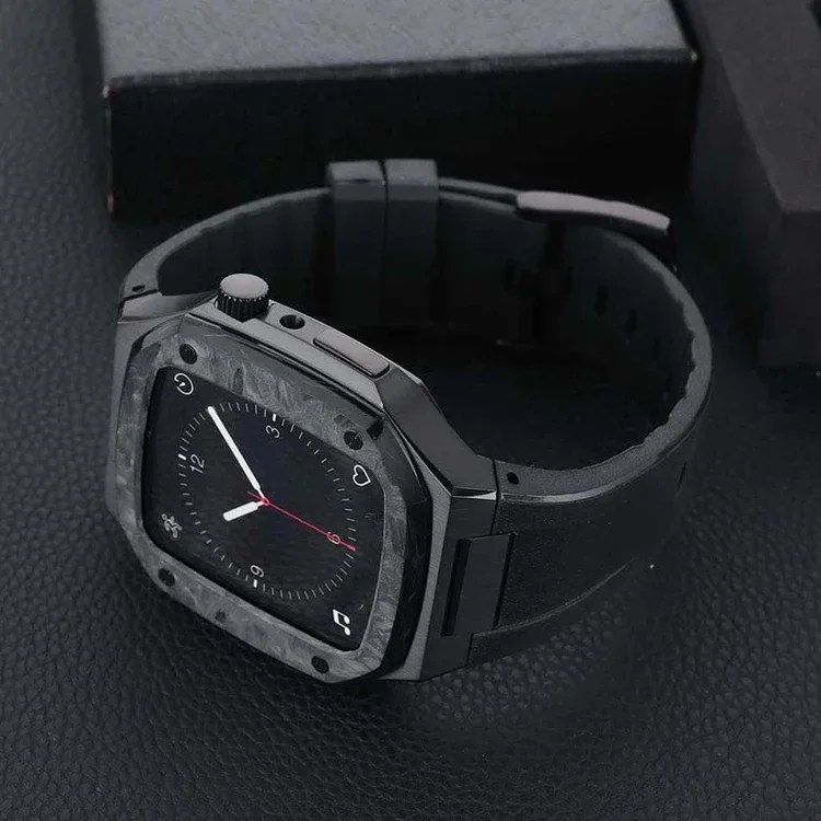 

2025/Top Quality Custom Luxury Carbon Fiber Watch Cover Modified Metal Watch Protection Case for Watch Series accept custom