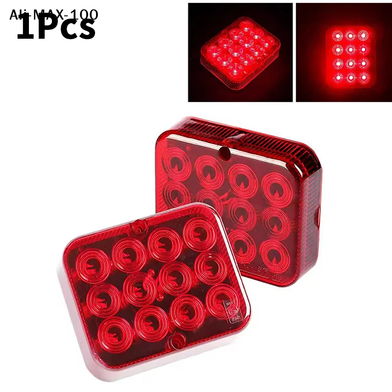 

【MA3】1 шт. 12В 24В 12 LED Водонепроницаемый задний противотуманный фонарь, габаритный огонь, стоп-сигнал, предупреждающий свет для грузовиков, прицепов, лодок, фургонов, грузовых автомобилей