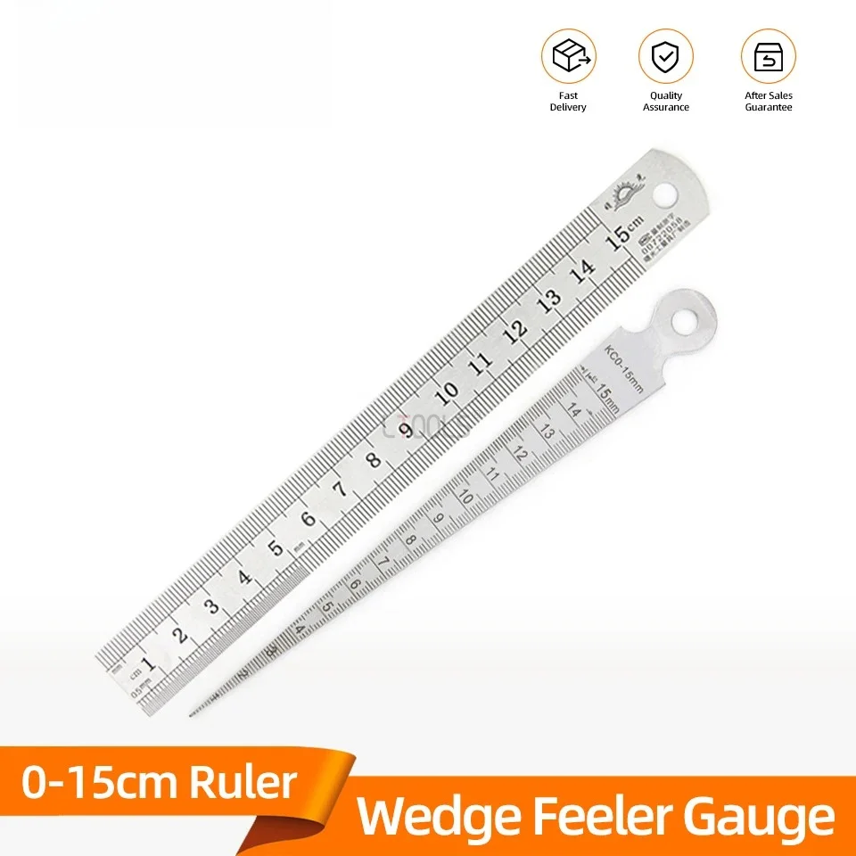 Stainless Steel High-precision Gap Gauge Aperture Taper 0-15mm Stainless Iron Inner Diameter Wedge-shaped Plug Gauge Thickened