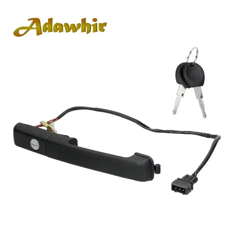 1 Zestaw klamek zewnętrznych przednich drzwi z zamkiem na klucz do Volkswagen PASSAT B3 357837205A 357837206A 357839205 357839206 — zdjęcie 6