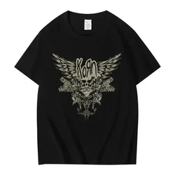 男性と女性のためのスカルスイングTシャツ,黒のTシャツ,金属製のゴシックロックバンド,ヴィンテージスタイル,大きなサイズの綿のトップス,夏,2022