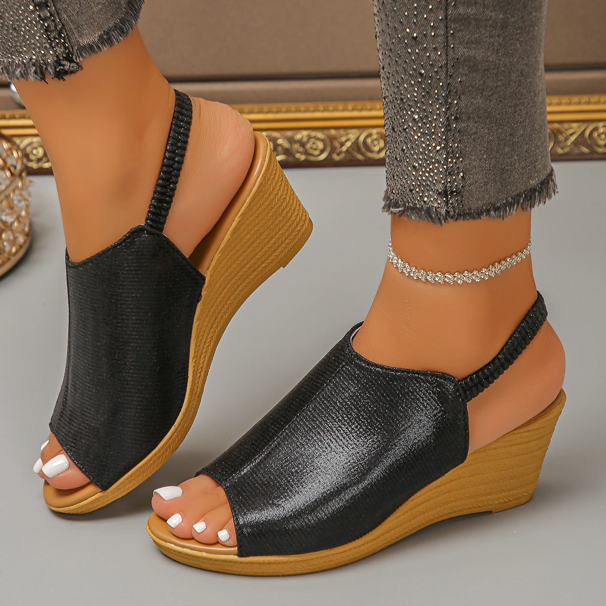Damskie sandały na koturnie do – Wedge Heeled Sneaker recenzja i cena
