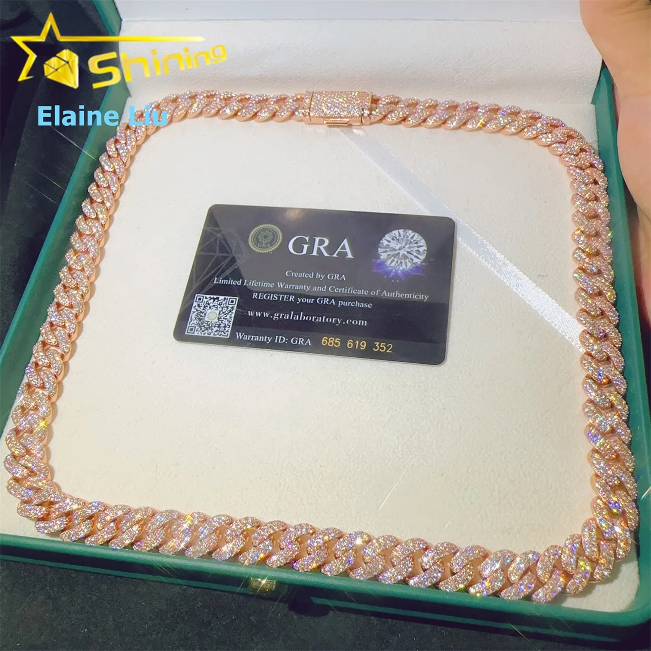 Hip .High Quality Hop Iced Out - Cuban Link Chain 12Mm ulasan dan harga