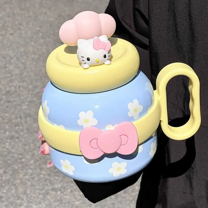 

Sanrio Hello Kitty 700ml Stanley Cup Large Capacity Cute Straw Insulated Cup My Melody Cartoon Child Stainless Cup Gift