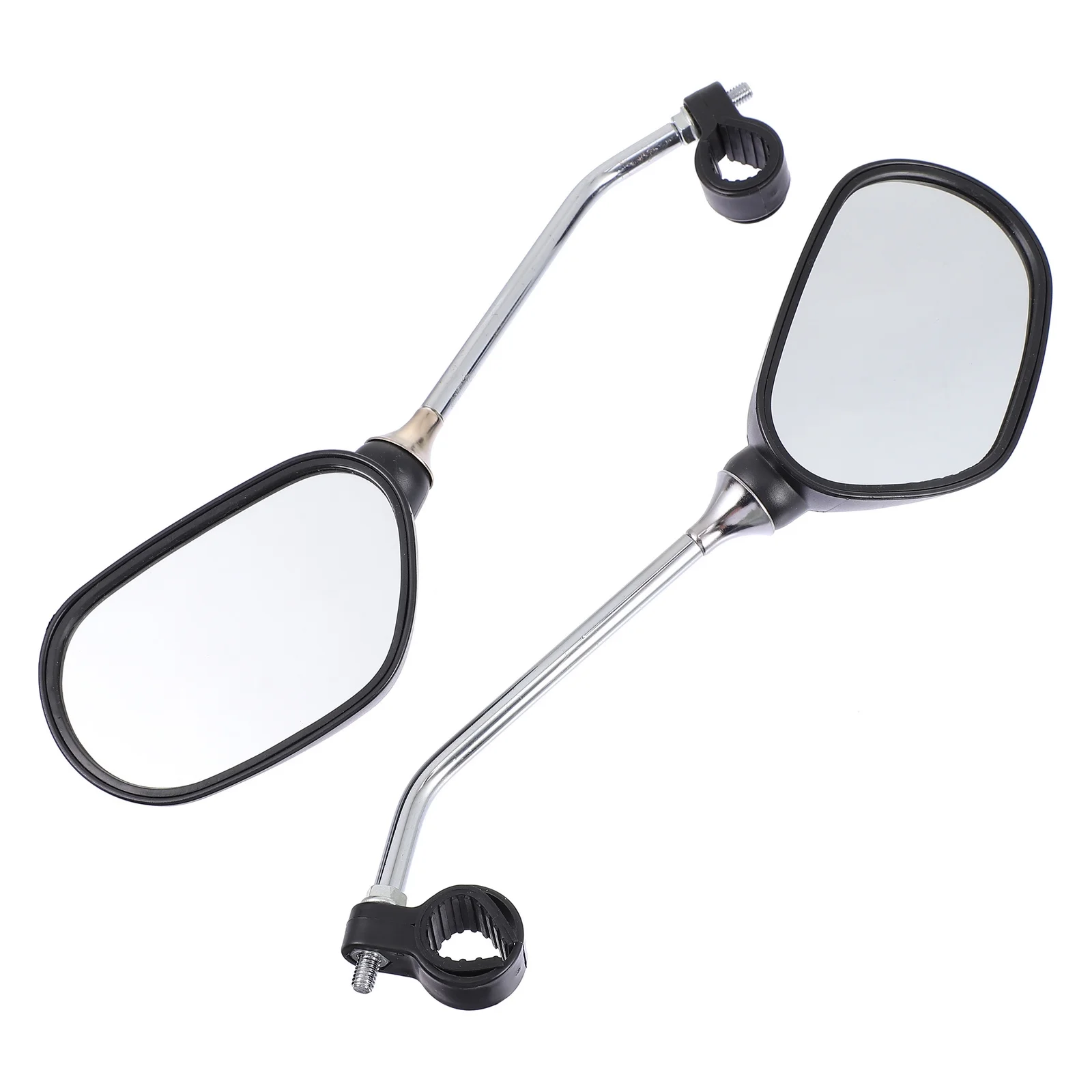 1Pair Electric Bicycles Mirrors 360 Rotatable Handlebar Rearview Mirror for Cyclists Bike Rearview Mirrors ABS Bike Mirror