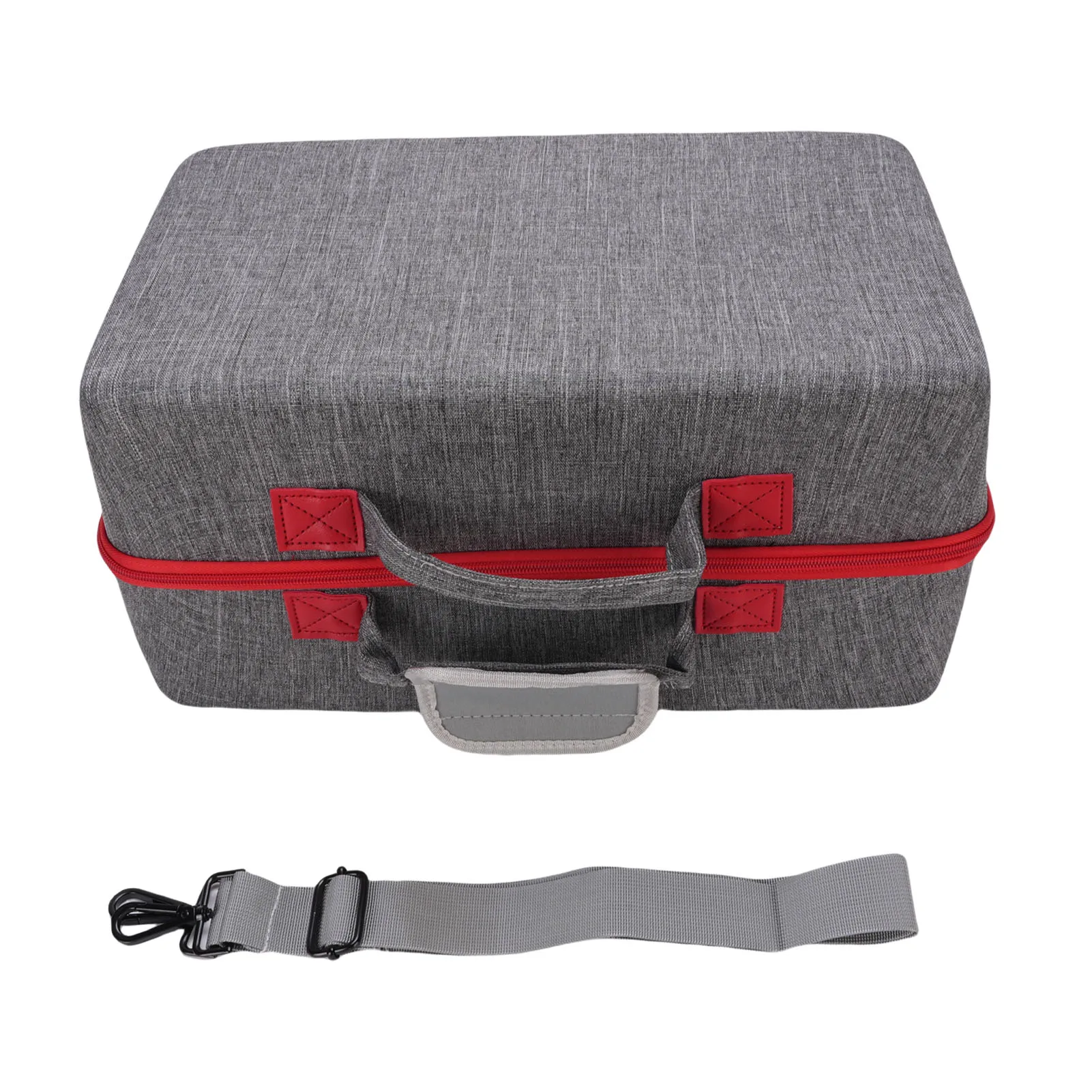 

Console Hard Shell Carrying Case Soft Lining Double Layer Controller Carrying Travel Case Nylon EVA Easy Access for USB Cables