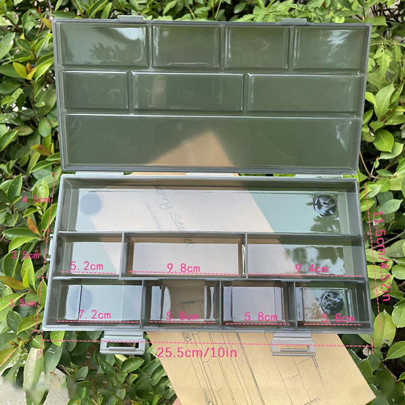 กล่องเก็บอุปกรณ์ตัดผม กล่องเก็บกิ๊บติดผม หวี กล่องจัดระเบียบหลายช่อง อุปกรณ์เสริมสำหรับช่างทำผม