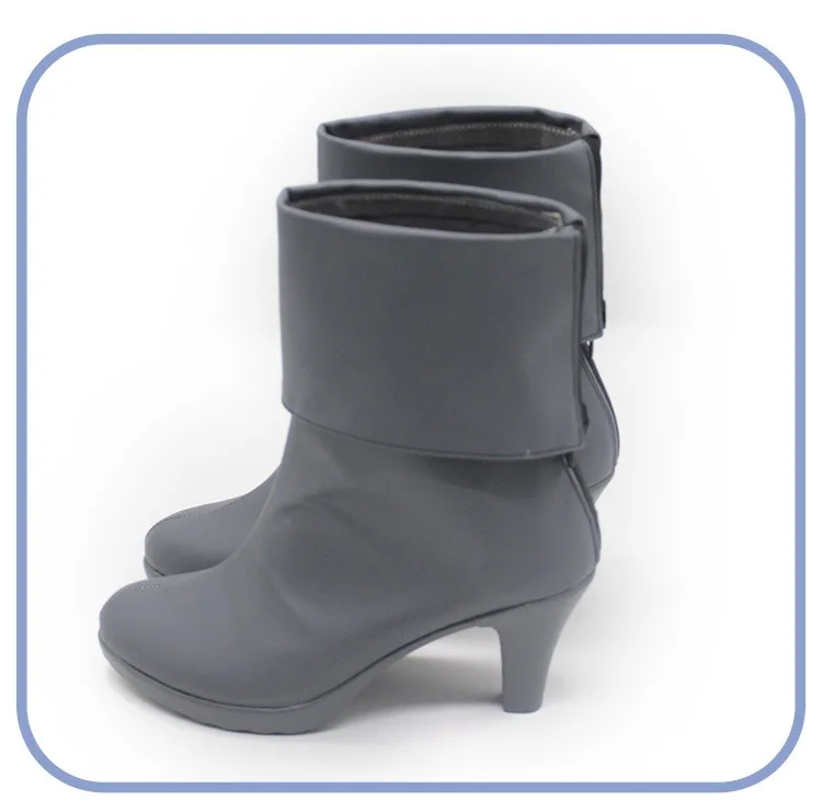 Mei karuma cosplay sapatos gyakuten saban cosplay sapatos de couro do plutônio anime acessórios adereços botas de halloween feito sob encomenda