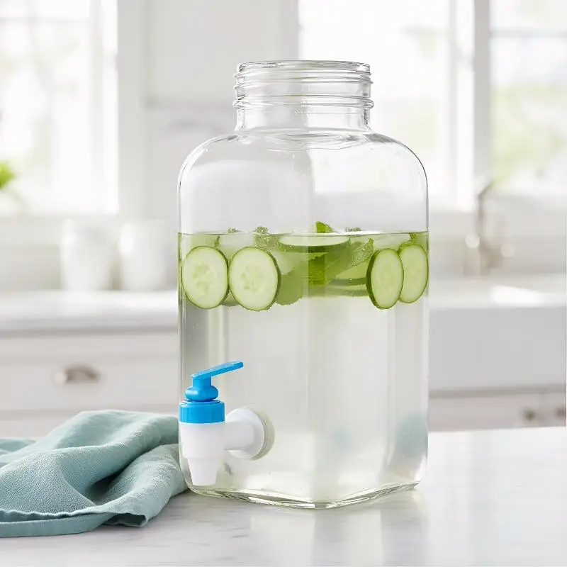 Grifo de Repuesto de Grado Alimenticio para Botella de 5 Galones, Grifo de Flujo Suave para Dispensador de Agua, Vino y Jugo