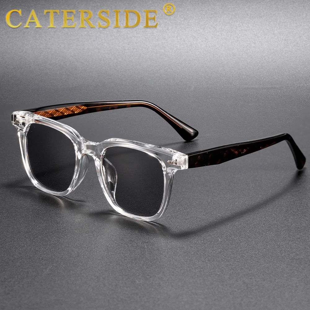 CATERSIDE Mode Herren Quadratische Sonnenbrille Damen Outdoor Reise Sonnenbrille Hochwertige Tr-90 Rahmen Tempelspitzen Brillen Uv400 – Detail 2
