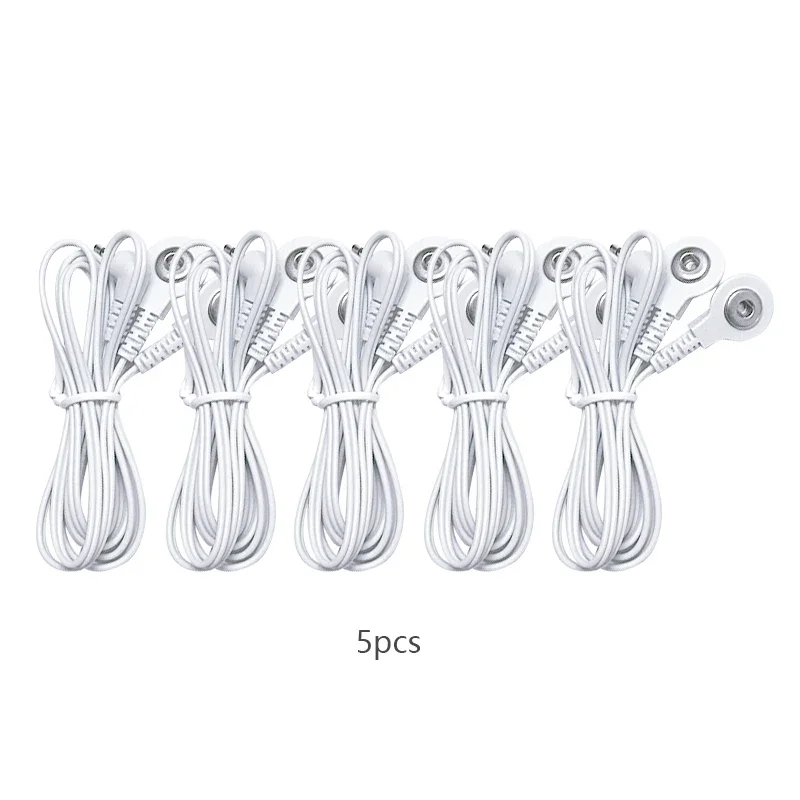 Body Massager Cable For Physiotherapy Muscle Electrostimulator Massage Machine 2Way-4Way Button Cable For Tens Unit Massage Tool