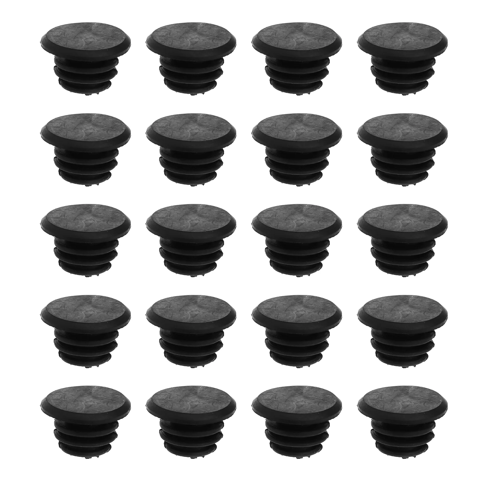 

20PCS Handlebar Bar End Caps 22mm Bike End Plugs for Road Grip Mountain (Black) handlebar end caps