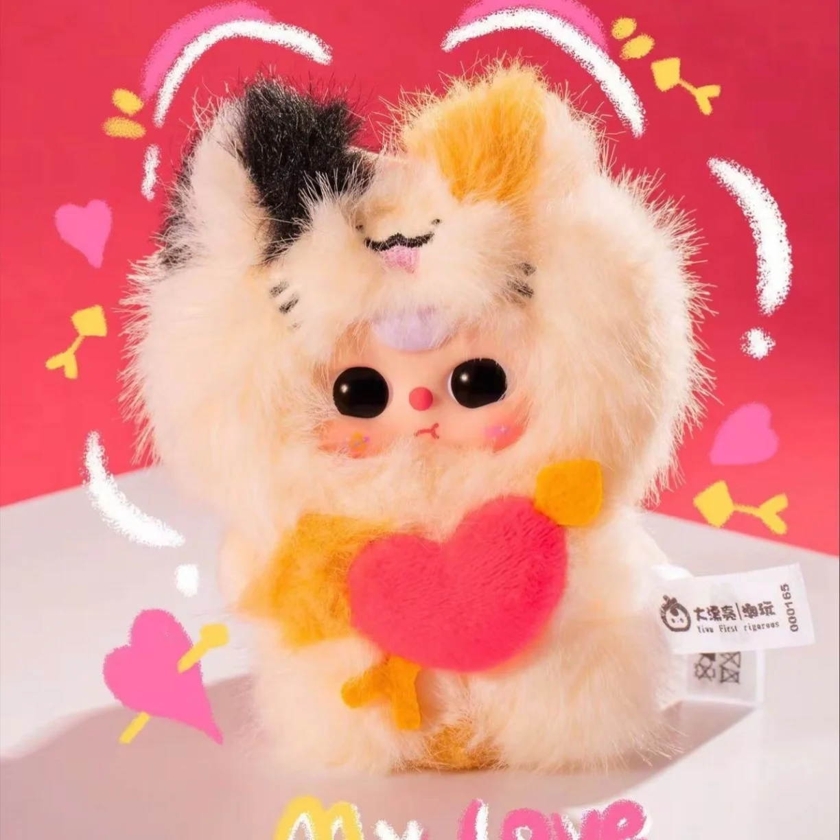 

Оригинальная маленькая кукла Baby Three Lovely God Of Love, купидон, виниловая лицевая слепая коробка, милая игрушечная сумка, очаровательная подарок для девочек, коллекционная фигурка