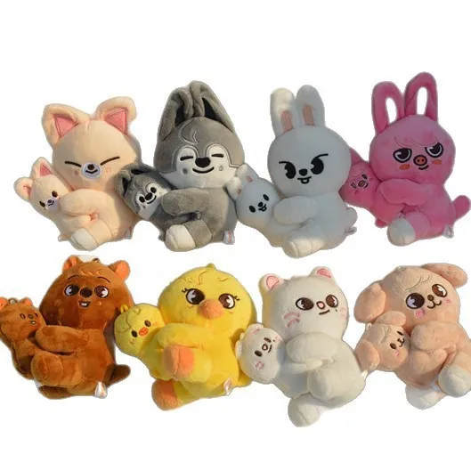 

New Stray Kids Plush Toy SKZOO Doll Anime Character Magnetic Doll Cute Gift