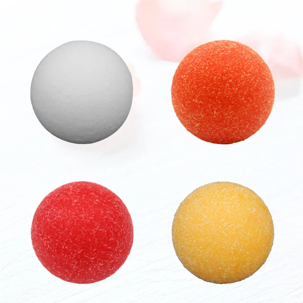 4 قطع كرة قدم صغيرة 32 مم كرة قدم منضدية كرة قدم بلاستيكية بديلة للأطفال نشاط ممتع طاولة كرة قدم داخلية وخارجية