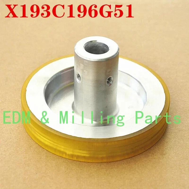 

CNC Wire EDM Urethane Tension Roller X193C196G51 WM441 113X16X47mm For DWC CX FX FX-K