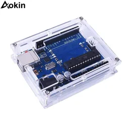 for Uno R3 Case Enclosure Transparent Acrylic Box Clear Cover Compatible For Arduino Uno R3 Case