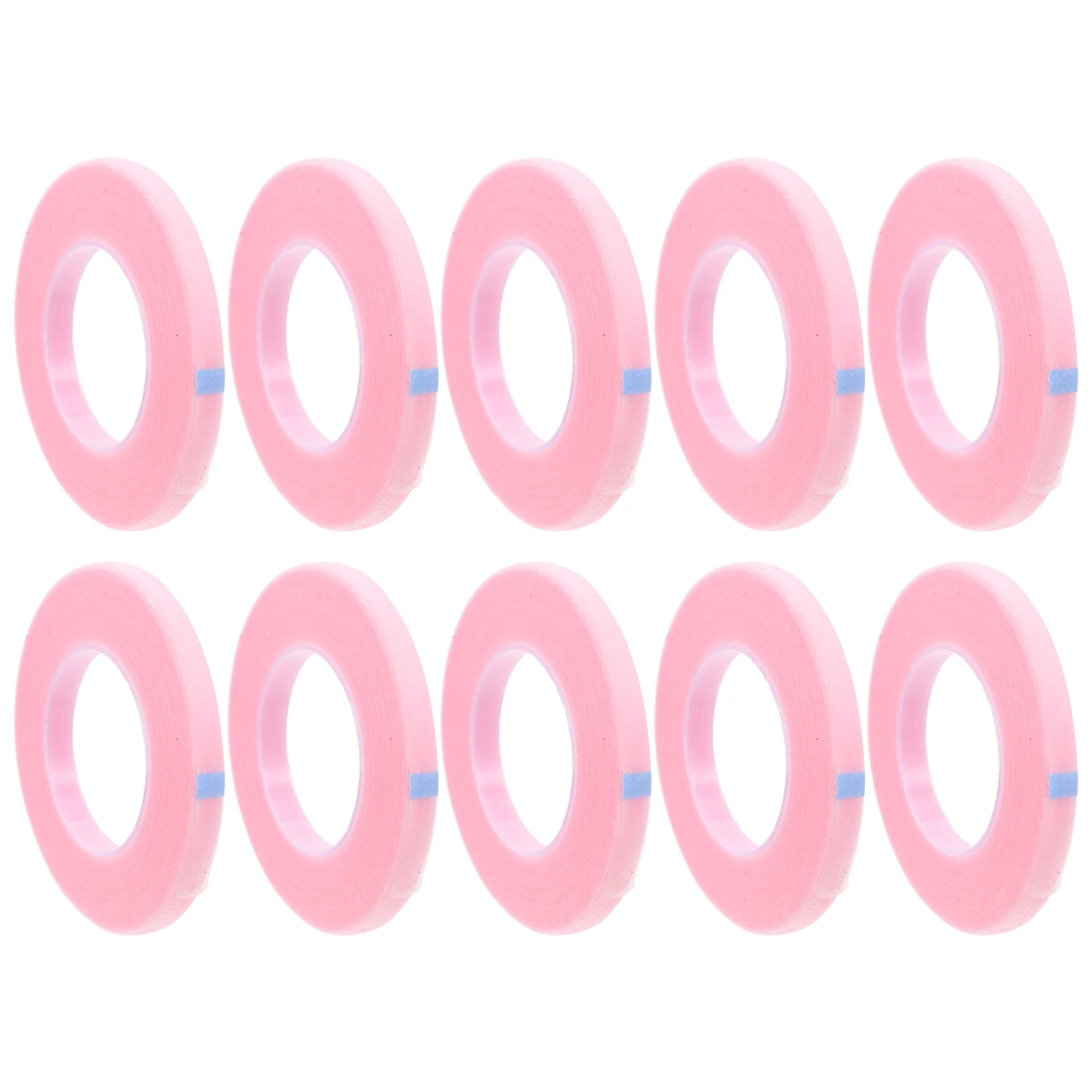 เทปกาวต่อขนตา 10 ม้วน แถบกาวติดขนตา ระบายอากาศได้ดี ปลอดภัยต่อผิวหนัง เหมาะสำหรับร้านเสริมสวย เครื่องมือแต่งหน้า ยกกระชับเปลือกตา แยกขนตา