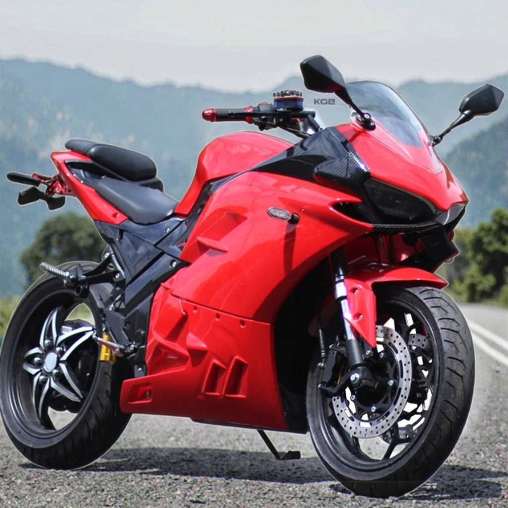 

STLF High-Speed 3000WRacing Cruiser Vintage 80km/h Moped for Adults Smart 72v Voltage Electric Touring Motorcycles New Condition