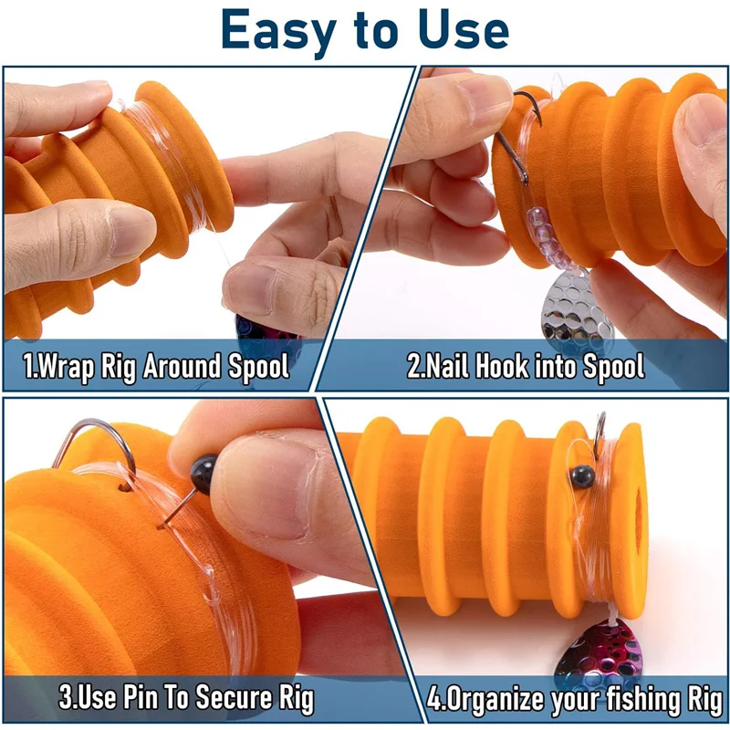 120/200/300Pcs Rig Safe Spare Pins Carp Fishing Line Winder Pin 4x15MM Mixed-Color Positioning Fishing Pin Tackle Accessory Gear