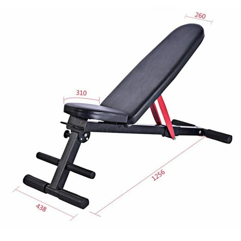 

7-Position Adjustable Home and Commercial Bench, Foldable Ab Board, Weight Bench, and Fitness Chair for Home Gym Exercise