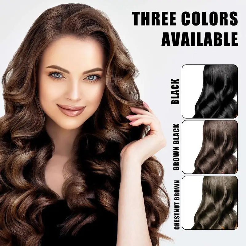Plant Hair Dye Cream With Comb Long Lasting Fruit Black Hair Color Cover Gray White Hair At Home