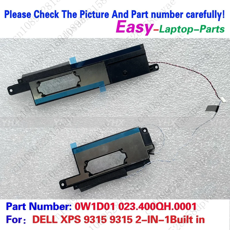 

GYX новый для DELL XPS 9315 9315 2 в 1 встроенный динамик L + R 0W1D01 023.400QH.0001
