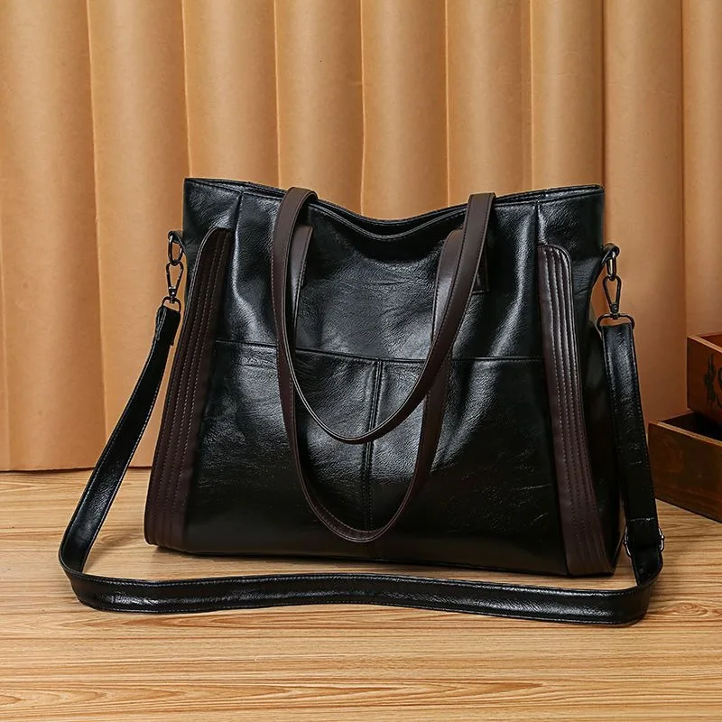 2023 New Fashionable Women Bag with Soft Leather and Versatile One-shoulder Crossbody Bag Large-capacity Handbag Tote Bag