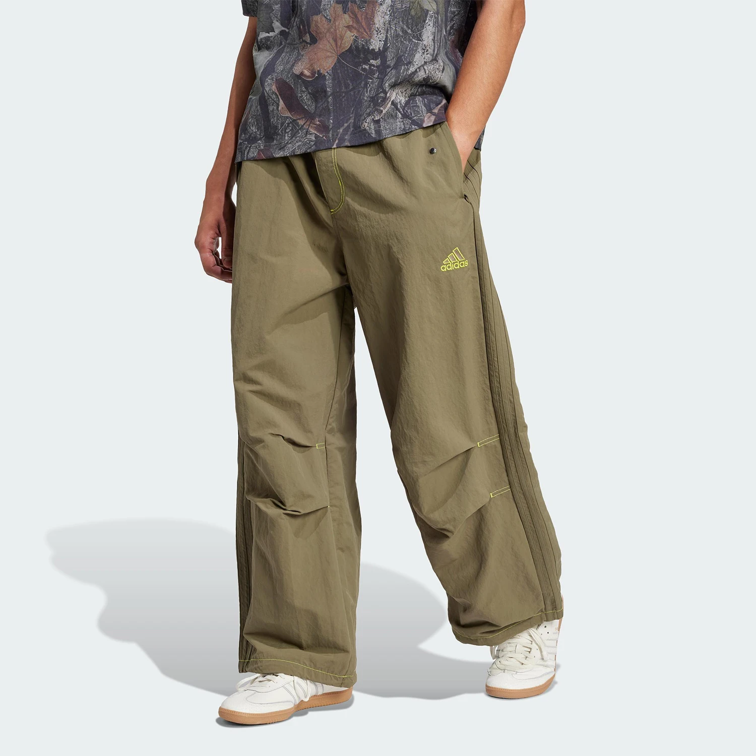 Adidas genuine 2025 Spring Men's Sport Woven Mid-Rise Long Pants JD5416