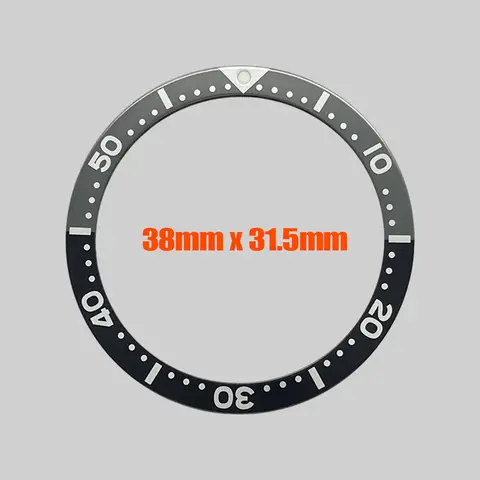 38 mm x 31,5 mm klockinsats SKX007 Bezelring passar till SKX007 SKX009 SRPD klockboett NH35 boett platt klockansats 10 best sales 35 mm raminsats - №9