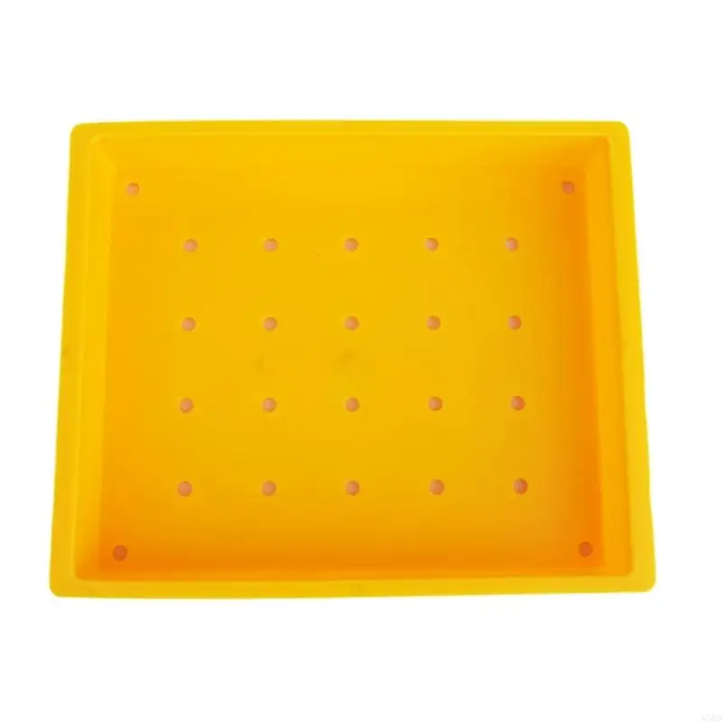 

Portable Golf Practice Ball Holder Plastic Golf Tray Storage Box Golf Ball Dispenser Tray Container with Hole Enduring A70D