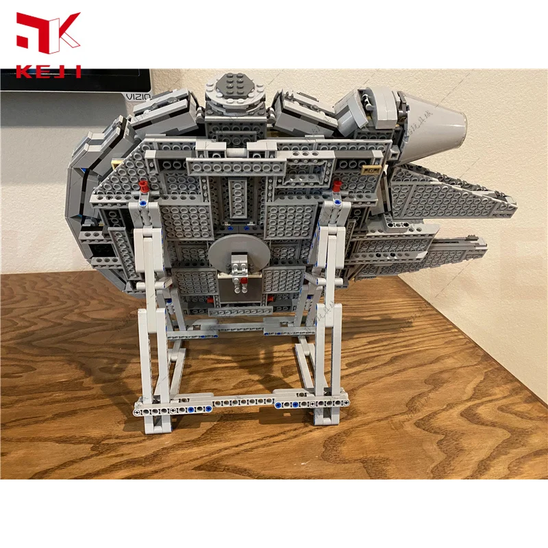 KEJI The Display Stand for Millennium Falcon 75257 75105 75192 MOC Building Blocks Bricks Star War Toys Accessories