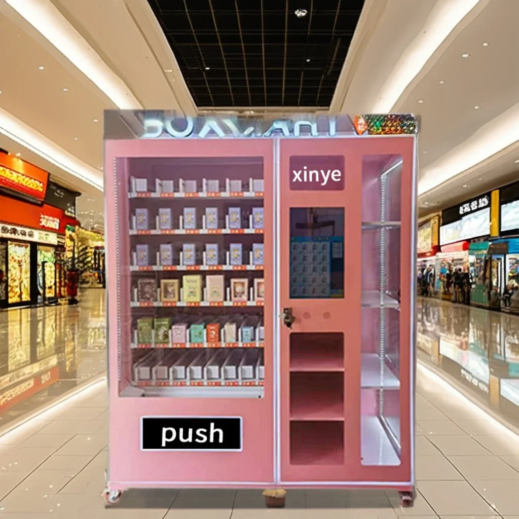 2025 Beauty Makeup Machine Vendor Machine Hair Eyelash Retail Dispenser Vending Machine for Beauty Products False Lashes