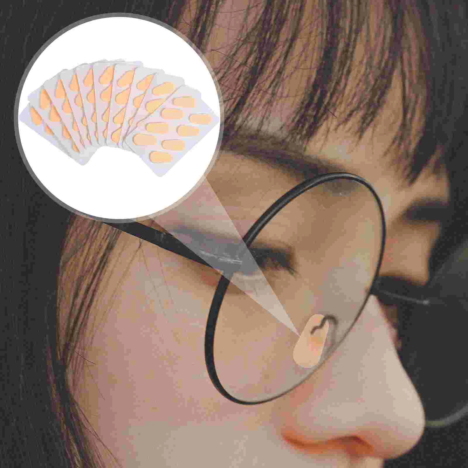 40 pares de almohadillas para la nariz de esponja Eva, gafas de sol, cinta deportiva, marco de esponjas para gafas