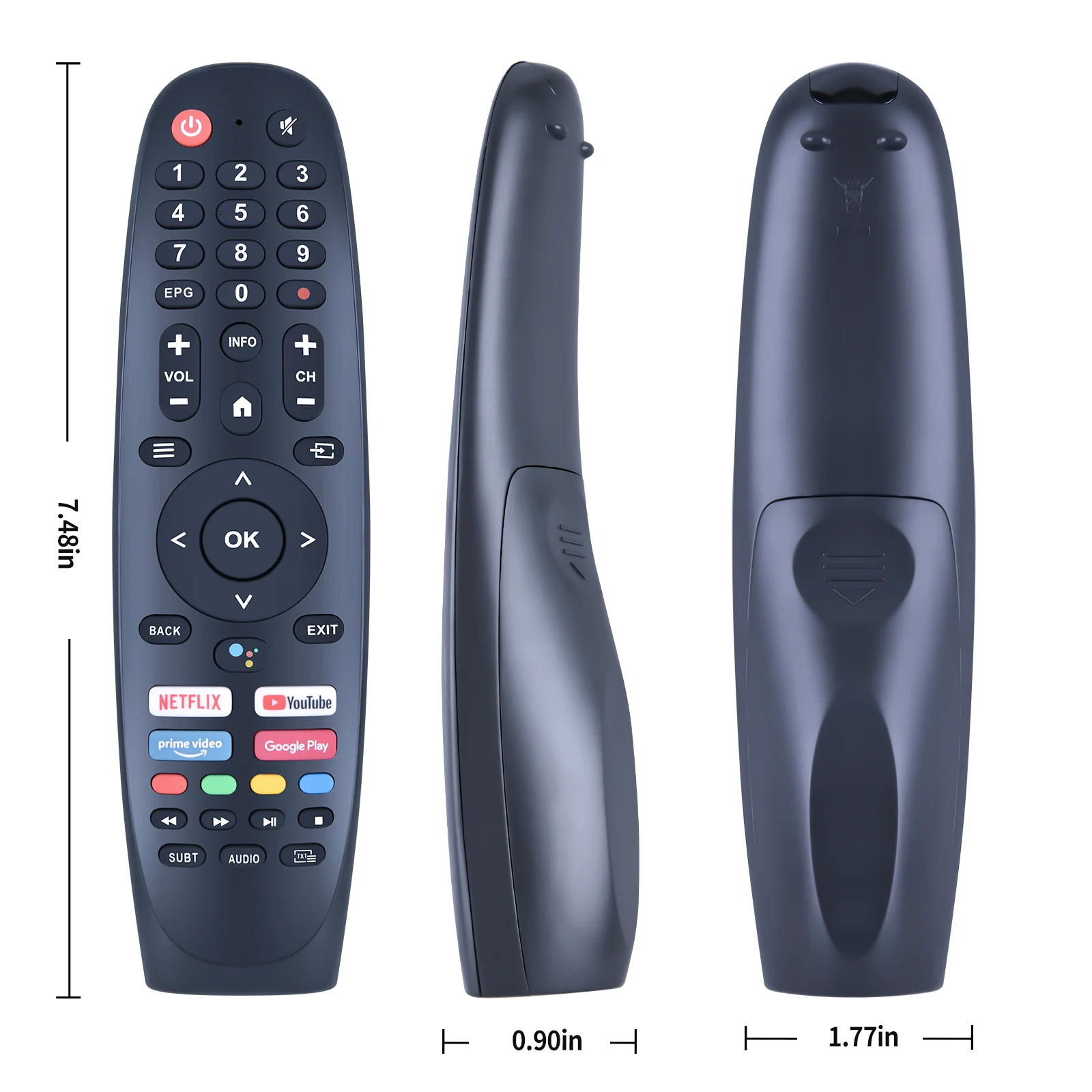  Voice Remote Control Fit for Caixun Smart TV 32 inch LED Android TV EC32V2HA