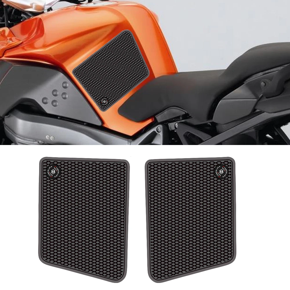 For BMW K1200R K1300R 2005-2013 Tank Traction Pad Side Gas Knee Grip Protector Sticker - Durable Protective Cover K1200 R K1300