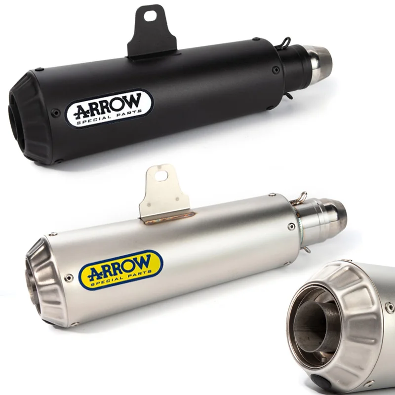 

Universal Motorcycle ARROW Exhaust Muffler Pipe Tube For Honda Yamaha Kawasaki YZF R1 R3 R6 Z400 Nvx Nmax PCX125 GSR750 tmax530