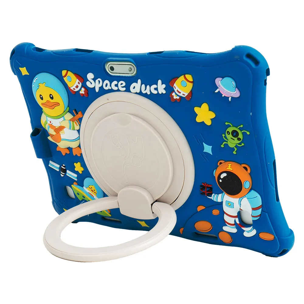BDF Kids 10,1 Zoll Tablet Android 11 PC 4 GB Ram 64 GB Rom 3G SIM-Kartensteckplatz Eingebaute Kinderprogrammsoftware WiFi Bluetooth – Detail 3