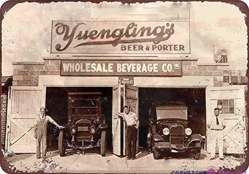 New Retro Metal Tin Sign|1934 Antique Pa Brewery Prohibition Pub Yuengling Beer Vintage Sign|Home Club Bar Man Cave Garage  sign