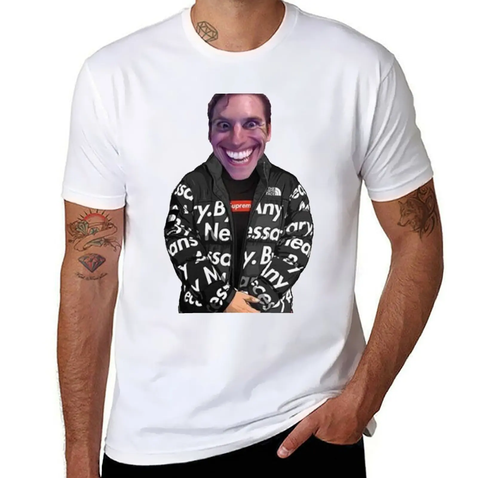 

jerma985 jerma drip amogus guy imposter sus meme twitch dank T-Shirt cotton t shirt man T-Shirt