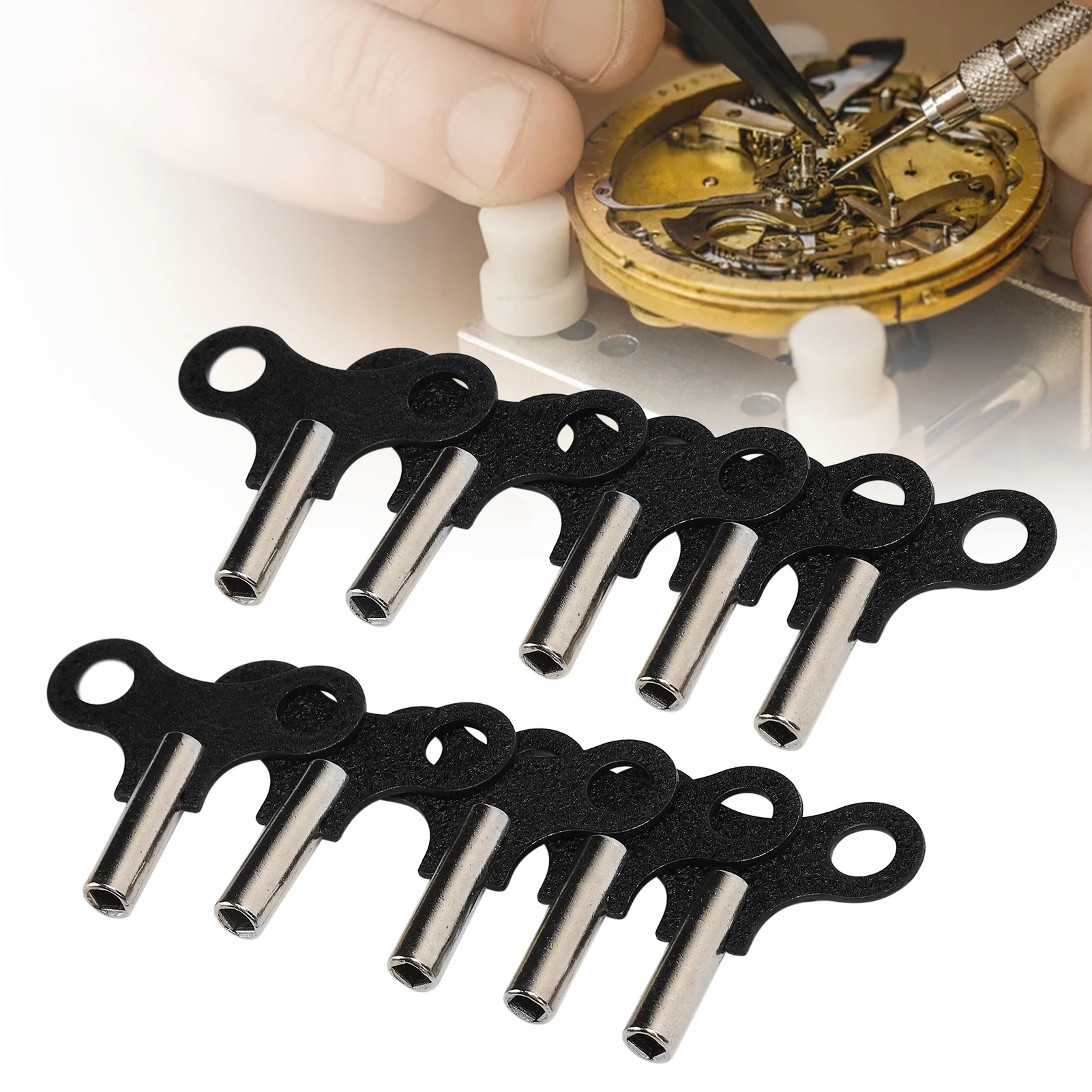 Clock Winding Key Steel Wall Clock Mechanical Desk Clocks Key Repairing Accessory Wall Clock Winding Key Clock Winding Key