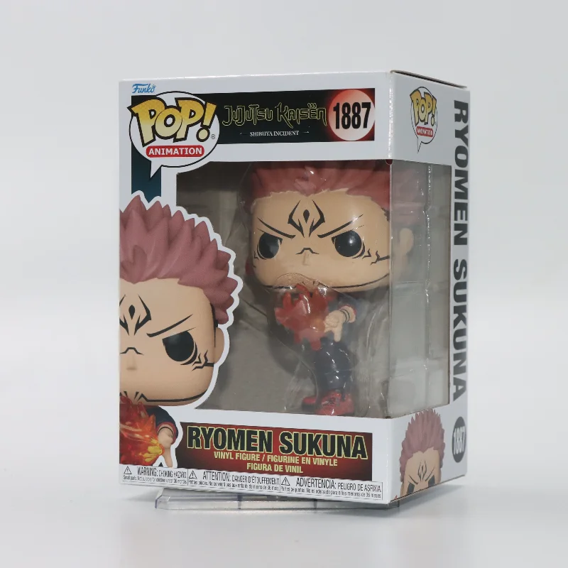 Funko Pop Jujutsu Kaisen Ryomen Sukuna # Figura de Vinil Colecionável Edição Limitada 1887, Personagem de Anime, Ornamento Decorativo Funko Pop Jujutsu Kaisen Ryomen Sukuna # Figura de Vinil Colecionável Edição Limitada 1887, Personagem de Anime, Ornamento Decorativo