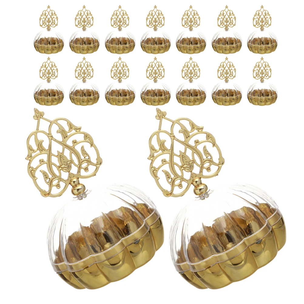 

24pcs Transparent Dome Candy Box Clear Container for Wedding Party Favors Jewelry Storage Small Plastic Boxes Lightweight
