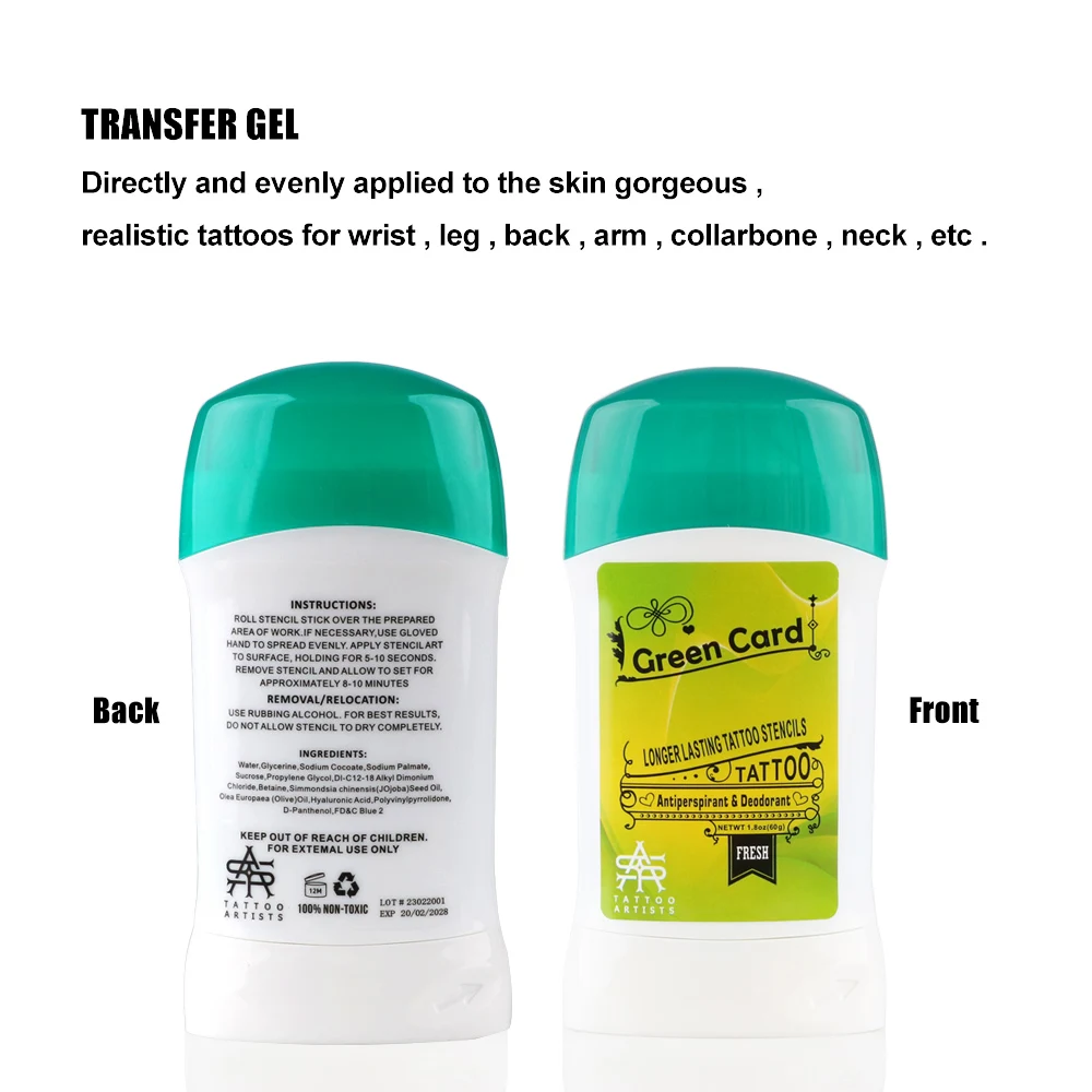 1PCS Tattoo Transfer Cream Gel for Tranfer Paper Tattoo Body Painting Stencil Professional Tattoo Accessories Transfer Soap