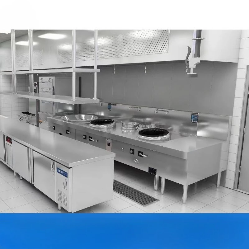 Commercial multi-head 16-head pot stove head number optional catering and hotel equipment