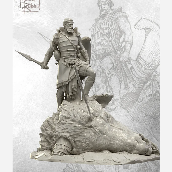 The height of man 75mm Resin soldier model kits Need to self draw and assemble A-2018
