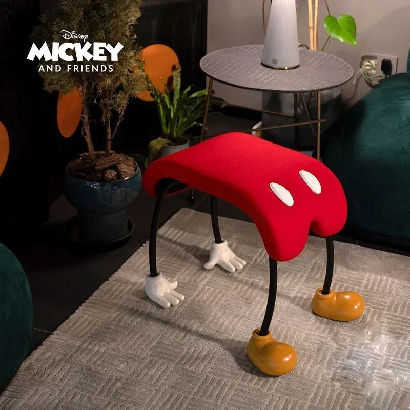 

Mickey's Waist Stool Fun Shoe Changing Stool Creative Living Room Decoration Ornament Seat Design Sense