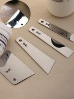 Stainless Steel Mirror Polishing Scraping Glue Plate DIY Leather Goods Setting Scraper Smear Bed Surface Treatment Agent Tool