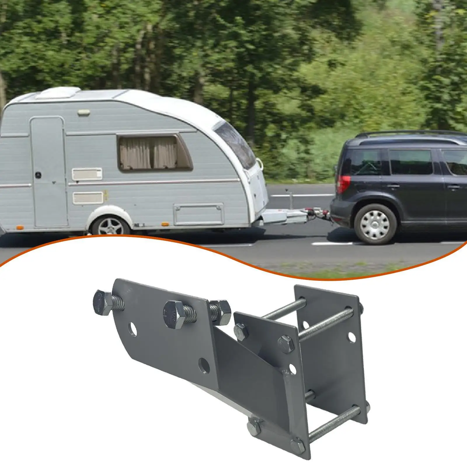 

Spare Tire Mount Bracket for Trailer without Lock Replacement Utility Sturdy High Performance Tire Carrier Heavy Duty